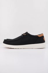 Buty HEY DUDE PAUL CANVAS Czarny. Czarne buty fitness męskie Hey dude, na fitness i siłownię. Za 278.99 zł.