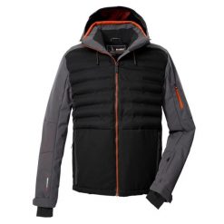 Kurtka puchowa Killtec KSW 72. Czarne kurtki męskie KILLTEC, m, bez wzorów, z puchu, bez kaptura, narciarskie. Za 903.00 zł.