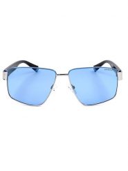 Polaroid Męskie okulary przeciwsłoneczne w kolorze czarno-błękitnym rozmiar: 58. Czarne okulary przeciwsłoneczne męskie Polaroid, z tworzywa sztucznego. Za 83.62 zł.