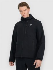 4F Чоловіча вітрозахисна Softshell куртка мембрана 8000 - чорна L. Kurtki softshell damskie 4f, l, bez wzorów, z softshellu, bez kaptura. W wyprzedaży za 3,199.90 zł.