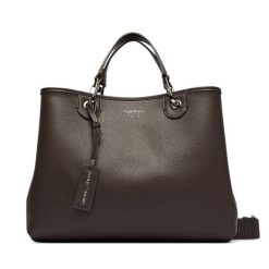 Torebka Emporio Armani. Brązowe torebki klasyczne damskie Emporio Armani, bez wzorów, bez dodatków. Za 1,389.00 zł.