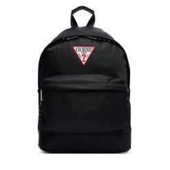 Plecak Guess. Czarne plecaki męskie Guess, z aplikacjami. Za 264.99 zł.