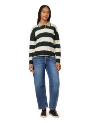 Scotch & Soda Koszulka polo w kolorze kremowo-ciemnozielonym rozmiar: L. Brązowe bluzki damskie Scotch & Soda, l, bez wzorów, bez kołnierzyka, bez ramiączek. Za 199.95 zł.