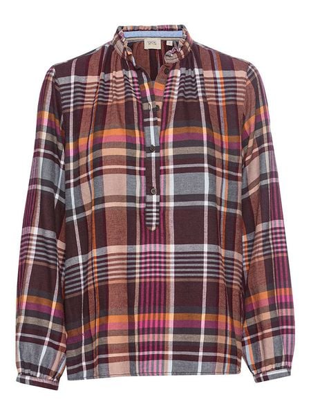 Camel Active Bluzka w kolorze czerwono-różowo-czarnym rozmiar: L. Czarne bluzki damskie Camel Active, l, bez wzorów, bez kołnierzyka, bez ramiączek. Za 165.99 zł.