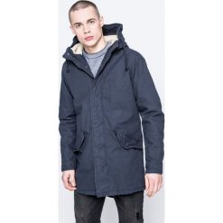 Jack & Jones - Kurtka. Szare kurtki męskie Jack & Jones, m, bez wzorów, z bawełny, z kapturem. W wyprzedaży za 179.90 zł.
