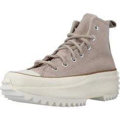 Buty CONVERSE RUN STAR HIKE HI Beżowy. Brązowe buty sportowe na co dzień damskie Converse, bez wzorów, ze skóry. Za 299.99 zł.