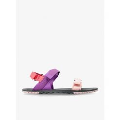 Sandały turystyczne damskie Xero Shoes D-Trail. Fioletowe obuwie trekkingowe damskie XERO SHOES, bez wzorów, bez obcasa. Za 277.99 zł.