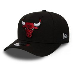 Czapka z daszkiem New Era 9FIFTY Chicago Bulls Stretch 11871284 M - L. Czarne czapki męskie New Era, na wiosnę, bez wzorów. Za 139.99 zł.