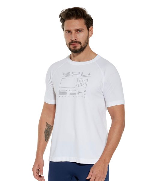 Koszulka biegowa z krótkim rękawem męska Brubeck Aerate. Niebieskie t-shirty sportowe męskie Brubeck, m, z materiału, bez ramiączek, do biegania. Za 89.99 zł.