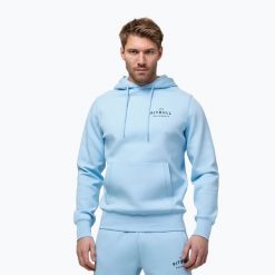 Bluza męska Pitbull Sampson Hooded Sweatshirt. Niebieskie bluzy z kapturem męskie PITBULL, m, z bawełny. Za 279.99 zł.