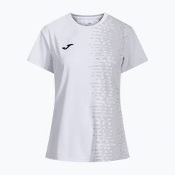 Koszulka tenisowa damska Joma Smash W. Białe bluzki sportowe damskie Joma, m, z elastanu, bez kołnierzyka, bez ramiączek. Za 119.99 zł.