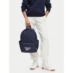 Plecak Reebok. Niebieskie plecaki damskie Reebok, bez wzorów, sportowe. Za 69.99 zł.