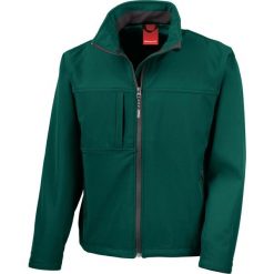 Kurtka Result Softshell. Zielone kurtki męskie RESULT, l, bez wzorów, z elastanu, bez kaptura. Za 189.70 zł.