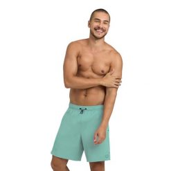 Spodenki szorty męskie Arena Evo Beach. Zielone kąpielówki męskie Arena, m, bez wzorów, do pływania. Za 91.98 zł.