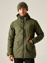 Regatta Kurtka przejściowa "Balaton" w kolorze oliwkowym rozmiar: L. Brązowe kurtki męskie Regatta, l, bez wzorów, bez kaptura. Za 297.26 zł.