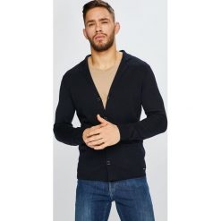Joop! - Kardigan. Niebieskie kardigany męskie Joop!, m, bez wzorów, z dzianiny, bez kołnierzyka. W wyprzedaży za 399.90 zł.
