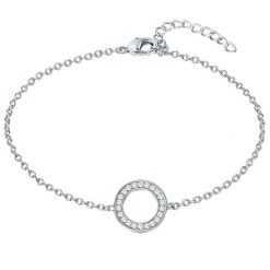 Rafaela Donata Bransoletka z kryształkami Swarovsk srebro wysokiej próby zdobiony kryształkami Swarovski® srebrny Bransoletki 1 ct Damski. Szare bransoletki damskie Rafaela Donata, srebrne. Za 199.99 zł.