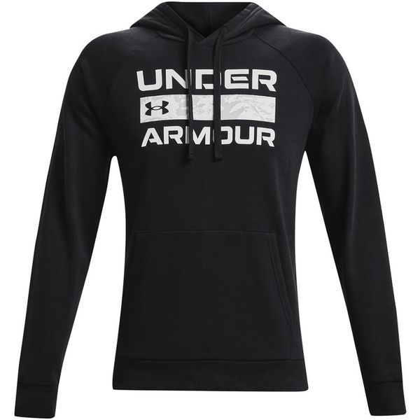 Bluza męska Under Armour Rival FLC Signature HD. Czarne bluzy bez kaptura męskie Under Armour, m, z dresówki. Za 245.07 zł.