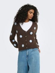 ONLY Kardigan w kolorze brązowym rozmiar: XL. Brązowe kardigany damskie Only, xl, bez wzorów. Za 115.95 zł.