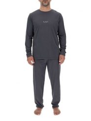 Pierre Cardin Piżama w kolorze antracytowym rozmiar: S. Czarne piżamy męskie Pierre Cardin, s, bez wzorów, z bawełny, bez ramiączek. Za 65.99 zł.