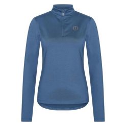 Damska koszulka do jazdy konnej Imperial Riding Amy. Niebieskie t-shirty damskie IMPERIAL RIDING, bez wzorów, bez kołnierzyka. Za 210.25 zł.