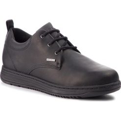 Półbuty GEOX - U Abroad B Abx D U845XD 00043 C9999 Black. Czarne półbuty męskie Geox, z futra, bez zapięcia. W wyprzedaży za 399.00 zł.