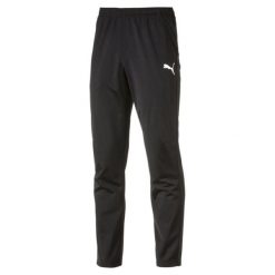 Spodnie sportowe męskie Puma Liga 655770-03. Czarne spodnie sportowe męskie Puma, z dresówki. Za 64.99 zł.