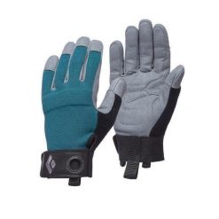 BLACK DIAMOND Rękawiczki damskie CRAG GLOVES-S-Zielony. Czarne rękawiczki damskie Black Diamond, bez wzorów. Za 82.99 zł.