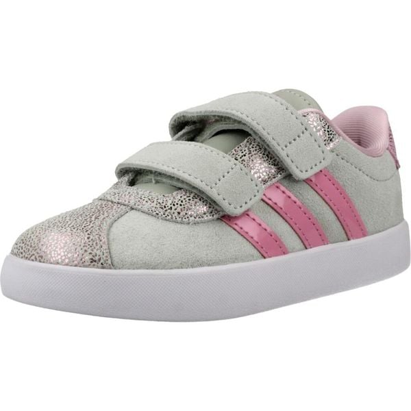 Buty ADIDAS VL COURT 3.0 CF I Zielony. Czerwone obuwie treningowe damskie Adidas, na fitness i siłownię. Za 201.85 zł.