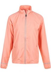 Kurtka do biegania damska Endurance Shela. Czerwone kurtki damskie Endurance, bez wzorów, z materiału, bez kaptura. Za 139.99 zł.