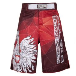 Spodenki do Grapplingu MMA BJJ K1 męskie EXTREME HOBBY POLSKA red. Czerwone szorty męskie EXTREME HOBBY, m, z poliesteru. Za 219.00 zł.