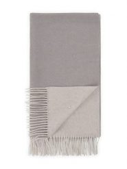 Hey Marly Wełniany szal "Classic" w kolorze kremowo-szarym - 250 x 65 cm rozmiar: onesize. Brązowe szaliki i kominy damskie Hey Marly, bez wzorów, z materiału. Za 318.37 zł.