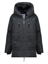 Geographical Norway Płaszcz pikowany "Badaboum" w kolorze czarnym rozmiar: XXL. Czarne płaszcze damskie Geographical Norway, xxl, bez wzorów. Za 282.80 zł.