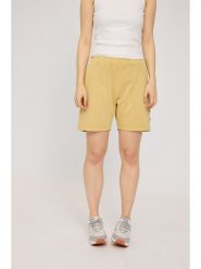 MAZINE Szorty dresowe "Natural Dye" w kolorze żółtym rozmiar: XXL. Żółte szorty damskie MAZINE, bez wzorów, z bawełny. Za 127.65 zł.