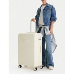 Walizka duża Reebok. Żółte walizki Reebok, bez wzorów, duże. Za 349.99 zł.