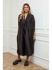 Plus Size Company Sukienka w kolorze czarnym rozmiar: 38. Czarne sukienki damskie Plus Size Company, plus size, bez wzorów, klasyczne, bez kołnierzyka, plus size, bez ramiączek, maxi. Za 87.61 zł.