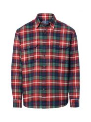Polo Ralph Lauren koszula flanelowa Mężczyźni Regular Fit Bawełna (100%) czerwony|zielony|niebieski, L. Czerwone koszule męskie Polo Ralph Lauren, l, bez wzorów, z bawełny, bez kołnierzyka, bez ramiączek. Za 1,199.95 zł.