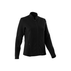 Bluza na zamek Gym & Pilates Free Move damska. Czarne bluzy bez kaptura damskie DOMYOS, xs, z bawełny. Za 84.99 zł.