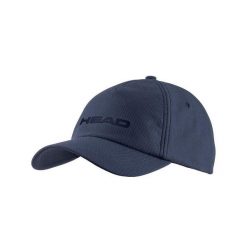 Czapka tenisowa Head Performance Cap granatowa. Niebieskie czapki męskie HEAD, bez wzorów, sportowe. Za 99.00 zł.