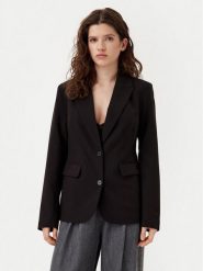 ONLY Marynarka Raven 15338389 Czarny Slim Fit. Czarne marynarki i żakiety damskie Only, bez wzorów, z syntetyku. Za 199.99 zł.