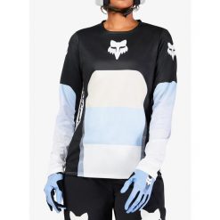 Bluza rowerowa damska Fox Ranger LS Jersey Grid. Czarne bluzy bez kaptura damskie FOX, z jersey. Za 235.99 zł.