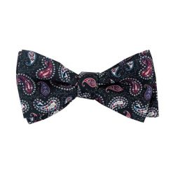 Mucha Do Samodzielnego Wiązania - His Story - Kolorowa, Paisley. Krawaty i muchy męskie His Story, z aplikacjami, z mikrofibry, eleganckie. Za 79.00 zł.