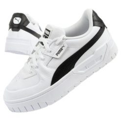 Buty Puma Cali Dream 383157 04 białe. Białe buty sportowe na co dzień damskie bez wzorów, ze skóry. Za 328.84 zł.