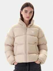 Adidas Kurtka zimowa adicolor JX2947 Beżowy Regular Fit. Brązowe kurtki damskie Adidas, na zimę, l, bez wzorów, z syntetyku, bez kaptura. Za 529.99 zł.