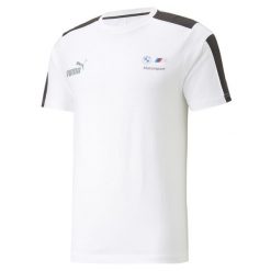 Koszulka Sportowa Męska Puma Bmw Mms Mt7. Białe t-shirty sportowe męskie Puma, m, bez ramiączek, na fitness i siłownię. Za 164.99 zł.