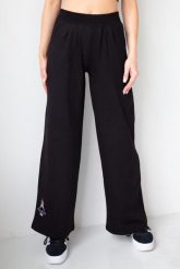Spodnie dresowe damskie szerokie 2skin I love pilates black. Czarne spodnie sportowe damskie 2SkIN, s, z bawełny, na fitness i siłownię. Za 259.00 zł.