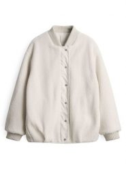 OPUS Kurtka "Hulda" w kolorze kremowym rozmiar: 42. Brązowe kurtki damskie Opus, bez wzorów, bez kaptura. Za 217.99 zł.