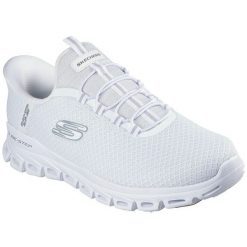 Buty sportowe męskie Skechers Glide step Noxus. Białe buty sportowe na co dzień męskie Skechers, bez zapięcia. Za 390.00 zł.