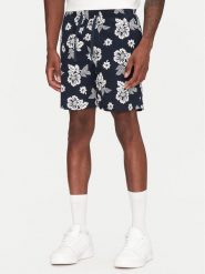 Tommy Jeans Szorty materiałowe Slub Aop Beach DM0DM21947 Granatowy Regular Fit. Niebieskie szorty męskie Tommy Jeans, z bawełny, bez kołnierzyka. Za 189.99 zł.