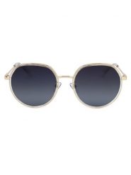 Polaroid Okulary przeciwsłoneczne unisex w kolorze złoto-granatowym rozmiar: 55. Niebieskie okulary przeciwsłoneczne damskie Polaroid. Za 121.45 zł.